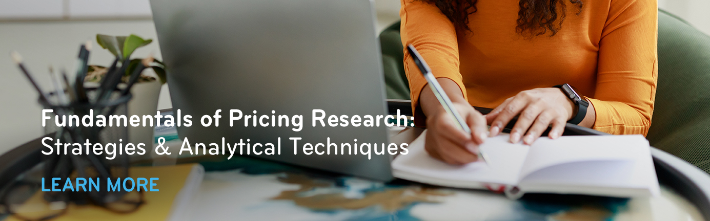 Fundamentals of pricing research